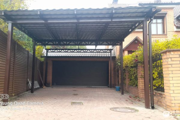 Навес из профлиста