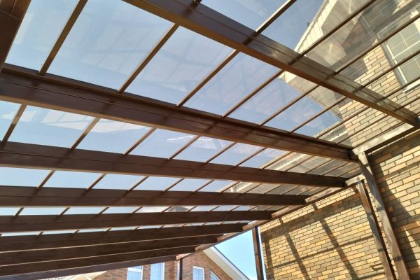 Навес односкатный монолит