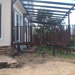 Веранда с навесом