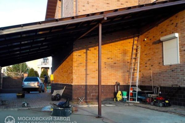 Навес из поликарбоната